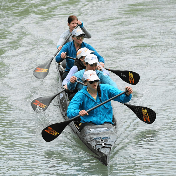 Group Of People Kayaking