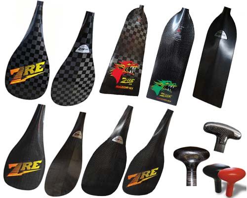 Different Paddles And Grips